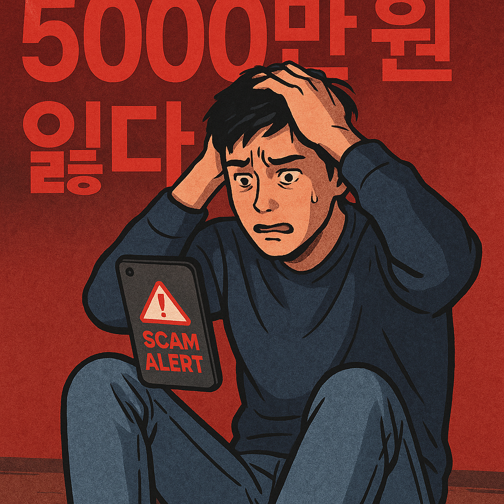 중고거래 5천만 원 사기