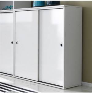 유니우드 파모스 미닫이 슬라이딩 1000 수납장, 화이트