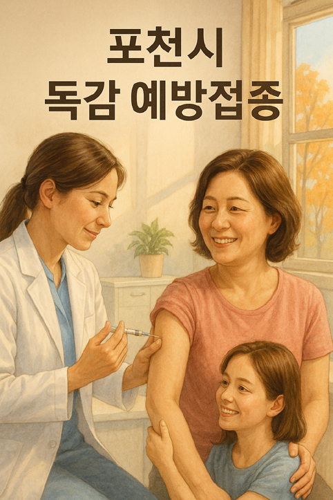 포천시 독감 예방접종 이미지