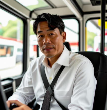 출근하고 있는 직장인