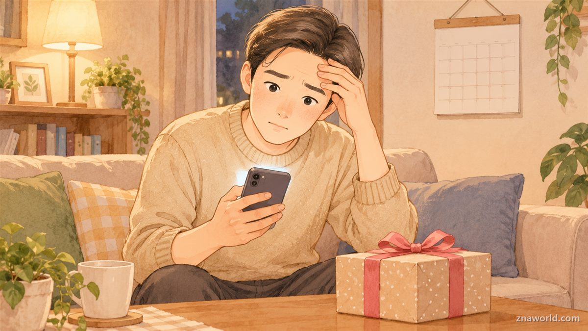 추석 택배 마감을 놓친 아빠와 못 보낸 선물 상자