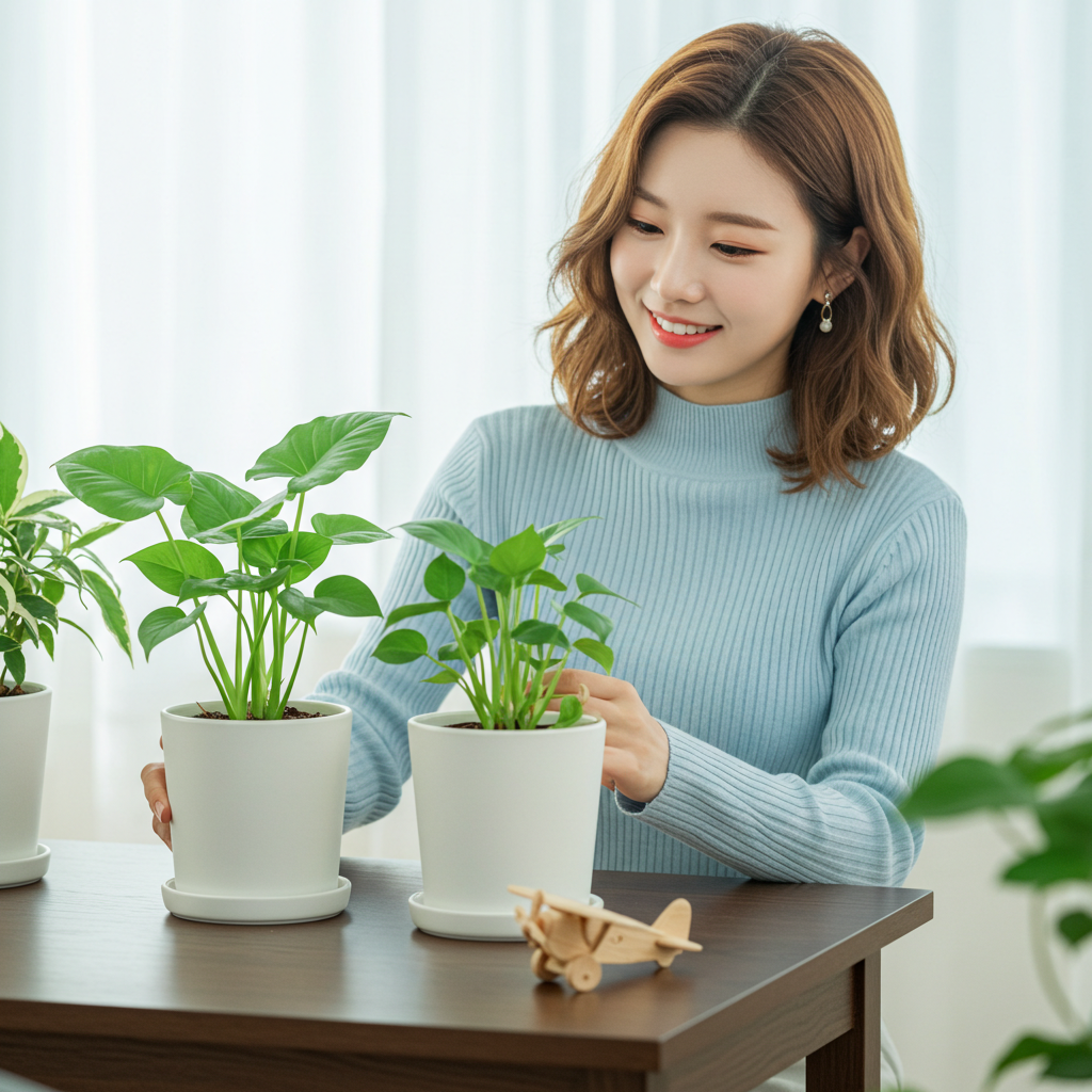 실내 정화 식물