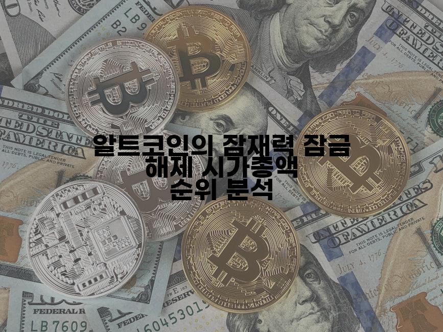 알트코인의 잠재력 잠금 해제 시가총액 순위 분석