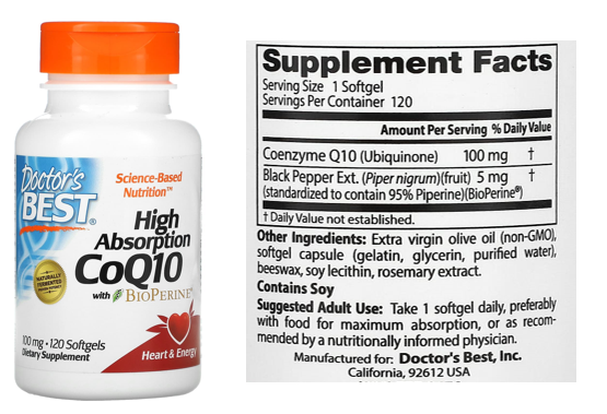 코엔자임 Q10 코큐텐 COQ10 영양제 심혈관 고혈압 스타틴 심장 에너지 미토콘드리아 유비퀴놀 유비퀴논 선택방법 제품추천
