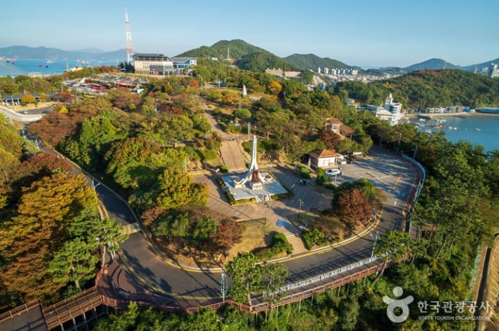 돌산공원-항공샷