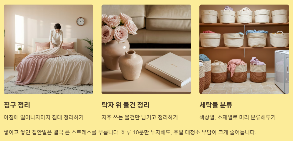 하루 10분 정리 습관