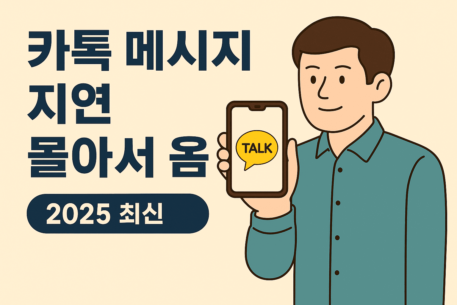 카카오톡 메시지가 안 와서 나중에 한꺼번에 오는 문제 해결방법 ❘ 2025 최신