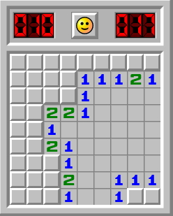 지뢰찾기 게임 칸