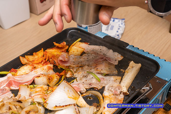 코맘스 2in1 수동 그라인더 성능