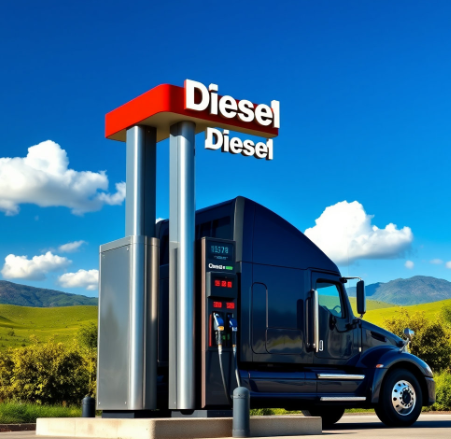 경유주유소그림