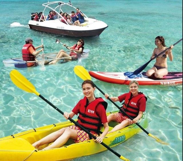 여름 바다 여행-제주 중문색달해변 카약