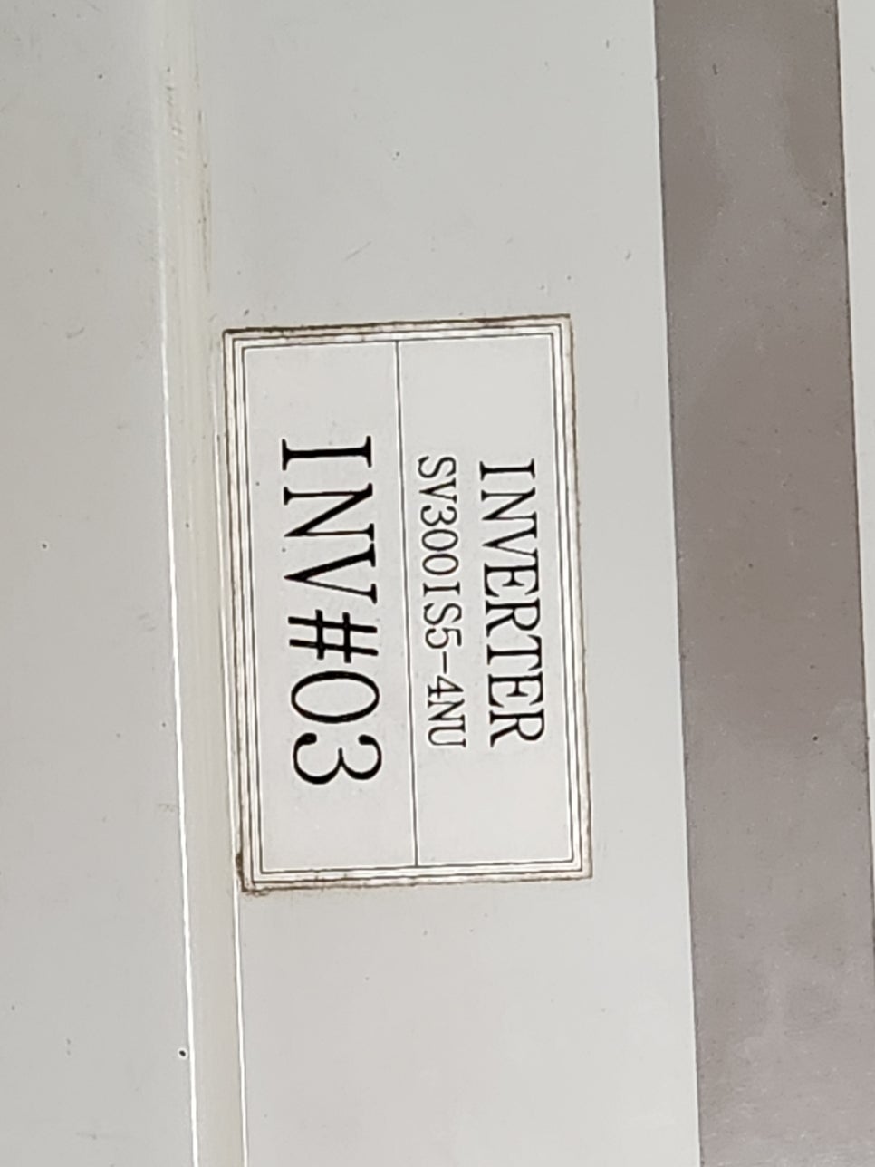 엘에스(LS) 인버터 SV300IS5-4NU 동작불능 수리 전