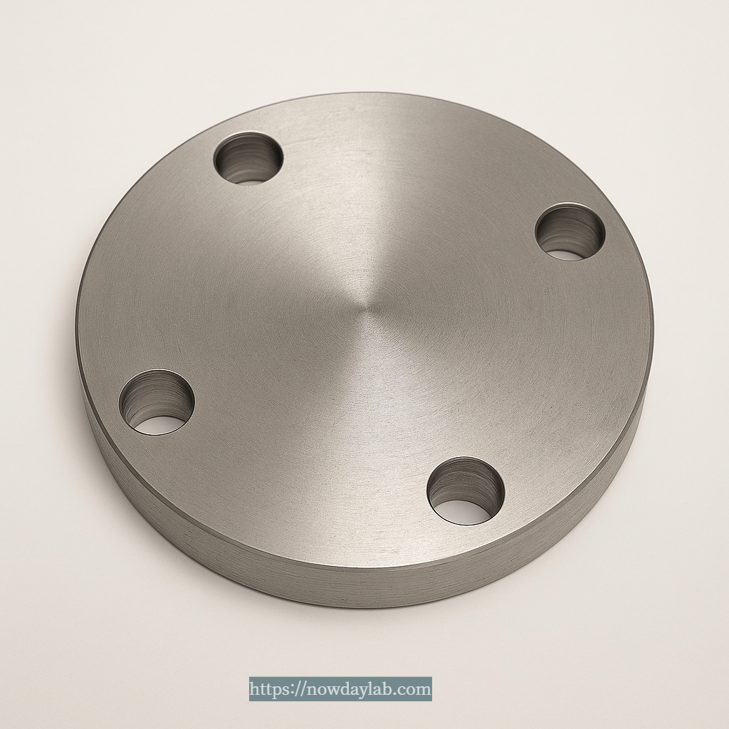 Blind flange &ndash; used to close or isolate a piping section.