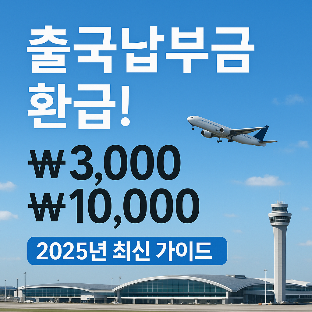출국납부금 환급