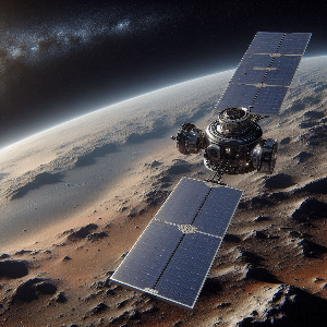 타문화를 탐상중인 위성