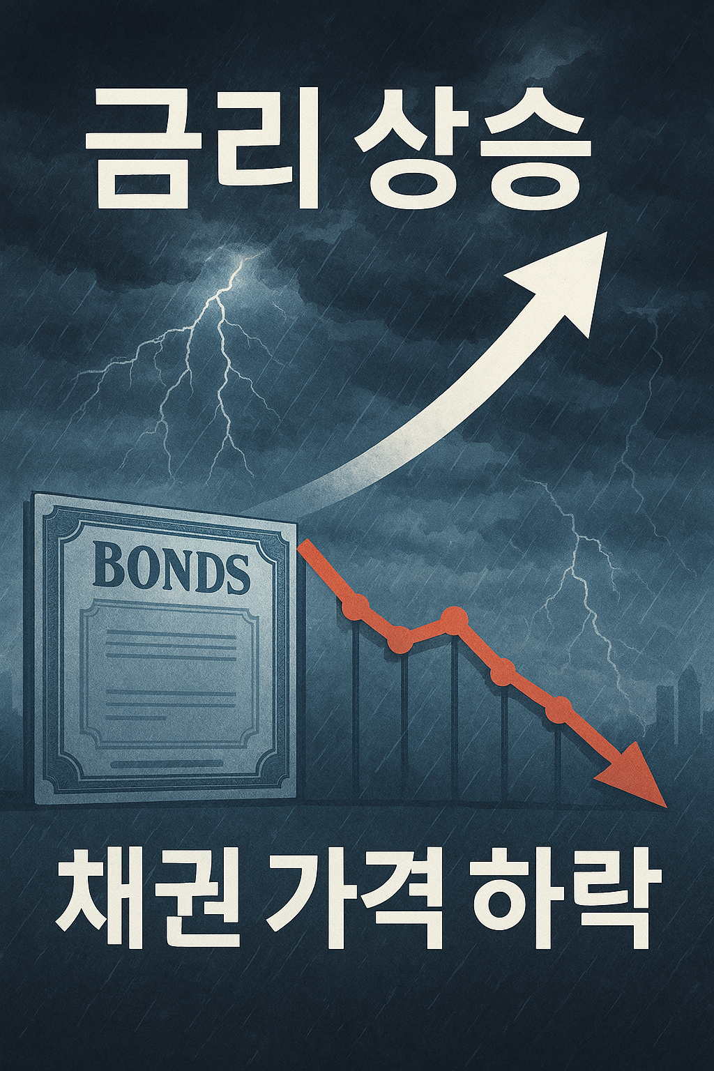 금리 상승 채권 하락 관련 이미지