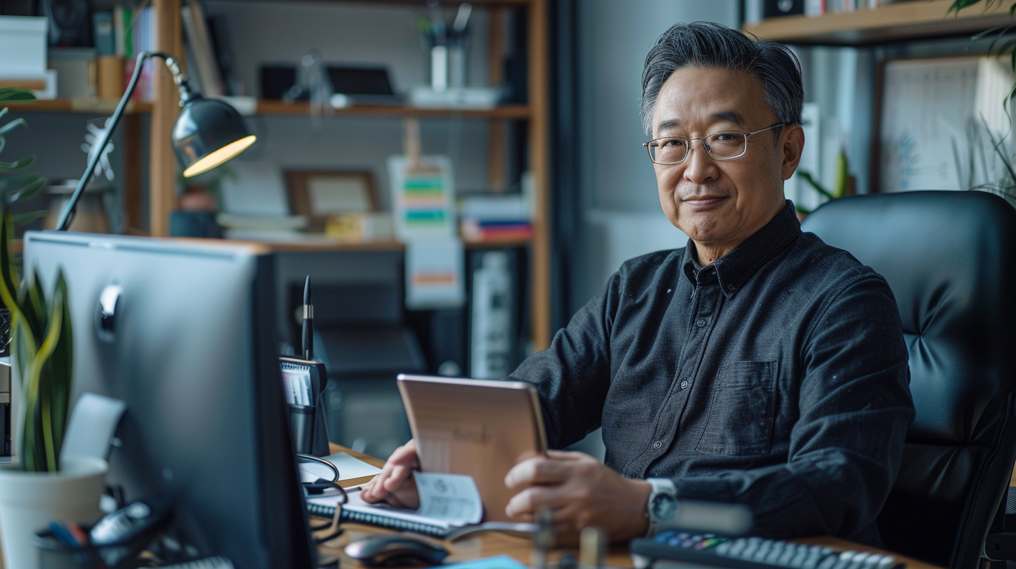 AI 음성비서와 일하는 멋진 시니어