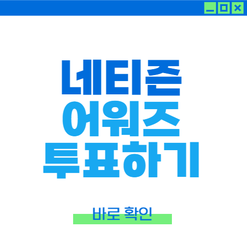 네티즌 어워즈 투표