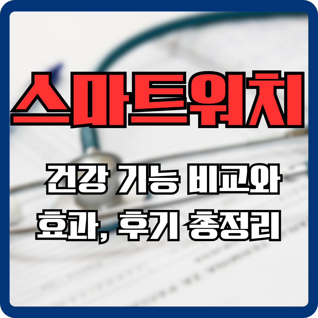 스마트워치 건강기능