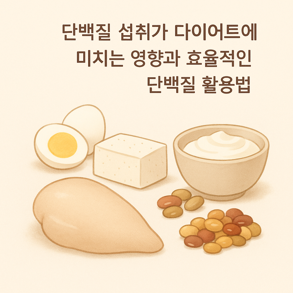 단백질 섭취가 다이어트에 미치는 영향과 효율적인 활용법