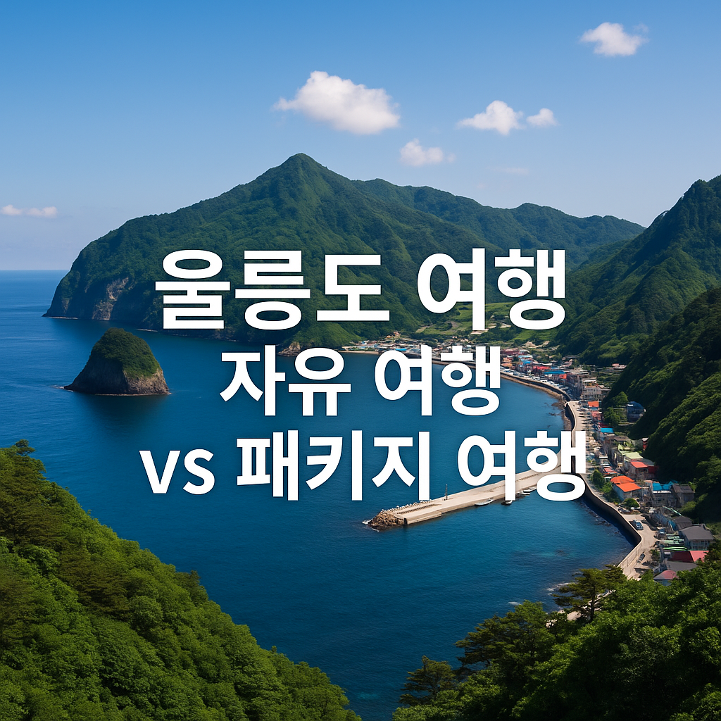 울릉도 여행:자유 여행vs패키지 여행 비교 썸네일사진