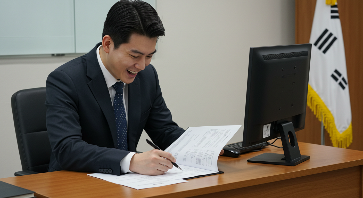 오프라인 접수 절차