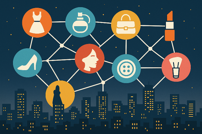 패션과 뷰티가 연결된 소비 데이터 구조 이미지