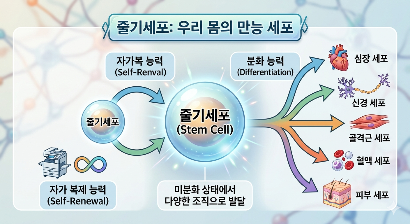 줄기세포: 우리 몸의 만능 세포