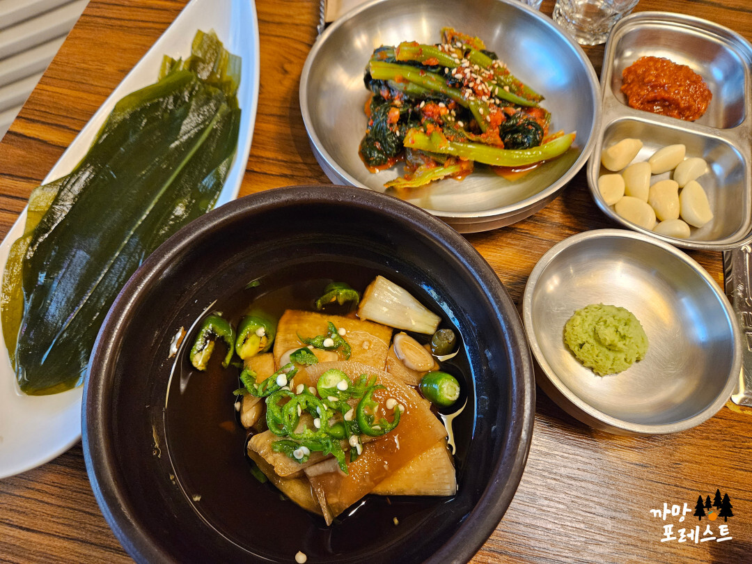 영통 태백 한우 실비 밑반찬