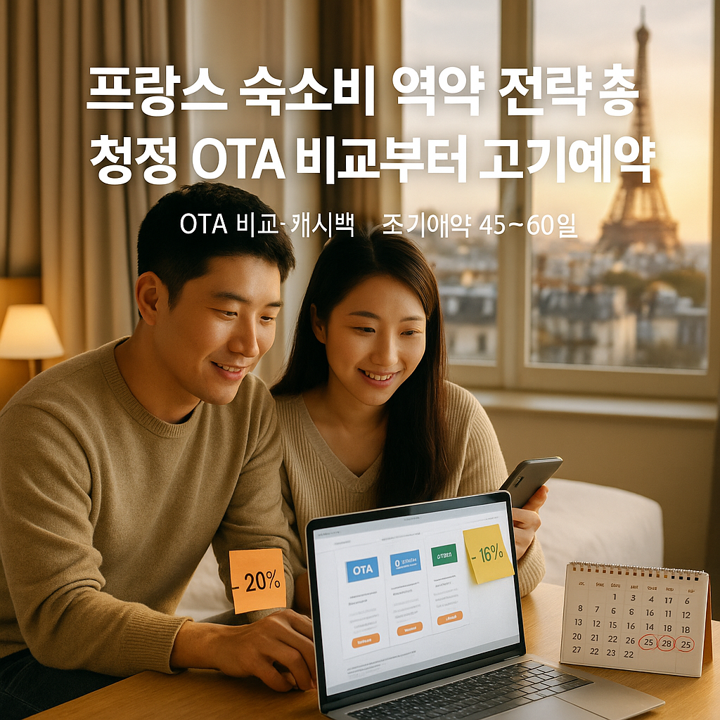 프랑스 숙소비 절약 전략 총정리 OTA 비교부터 조기예약 팁까지