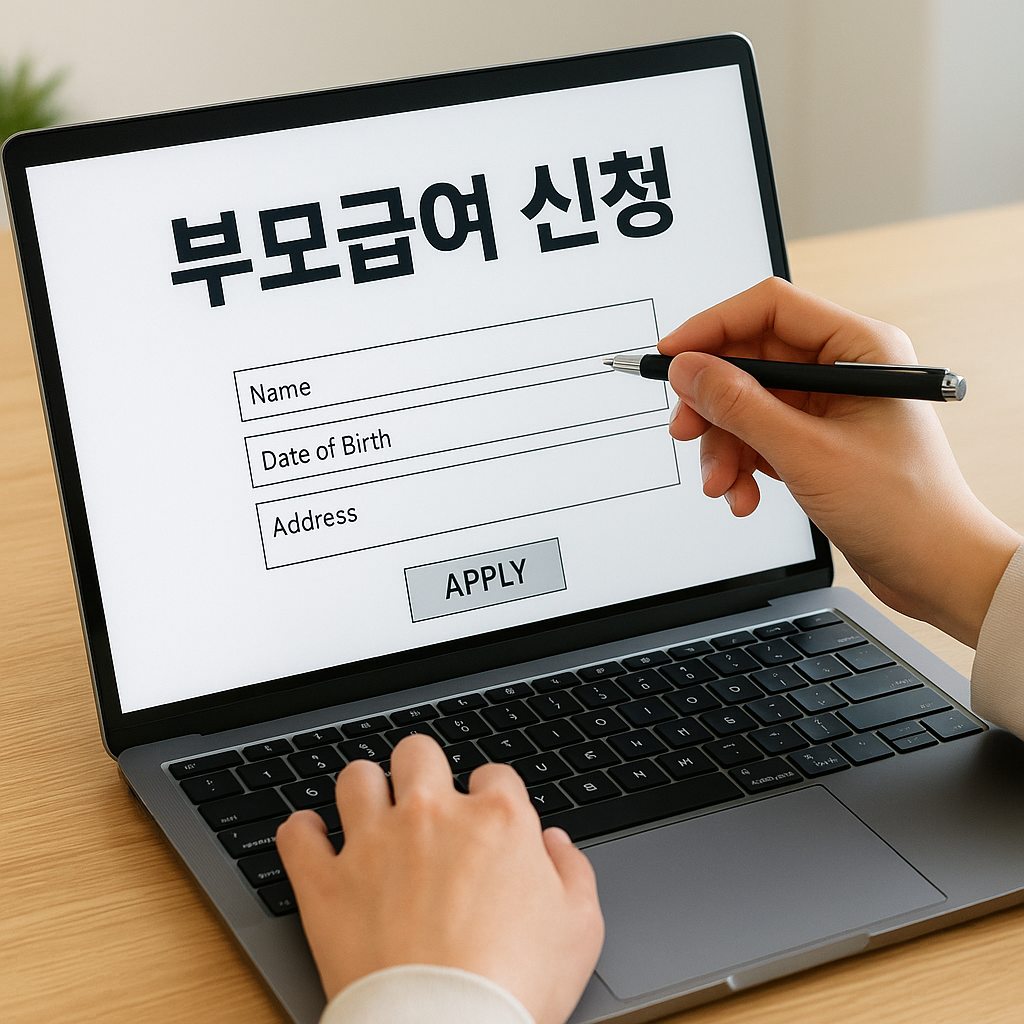 2025 부모급여 신청방법