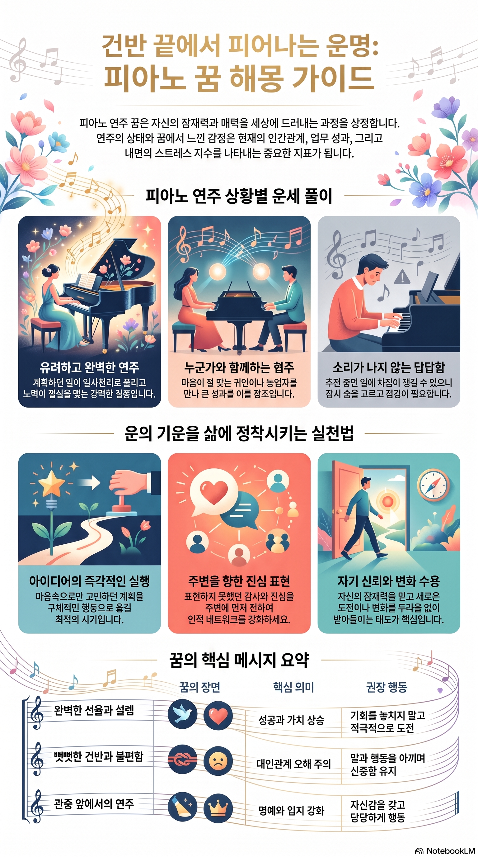 피아노를 치는 꿈