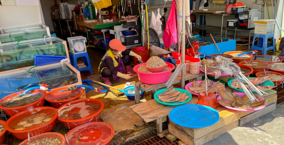 홍원항-수산시장