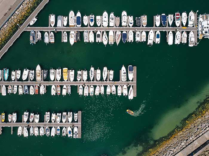 선착장 요트 보트 이미지