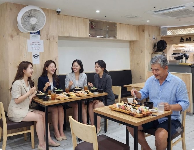 '스시텐' 광나루역점 내부 모습