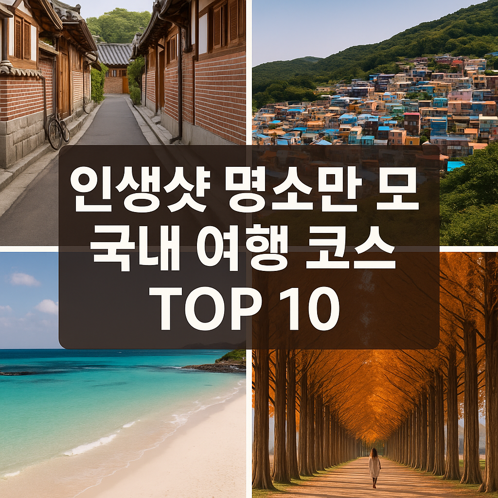 인생샷 명소만 모은 국내 여행 코스 TOP10 관련 사진
