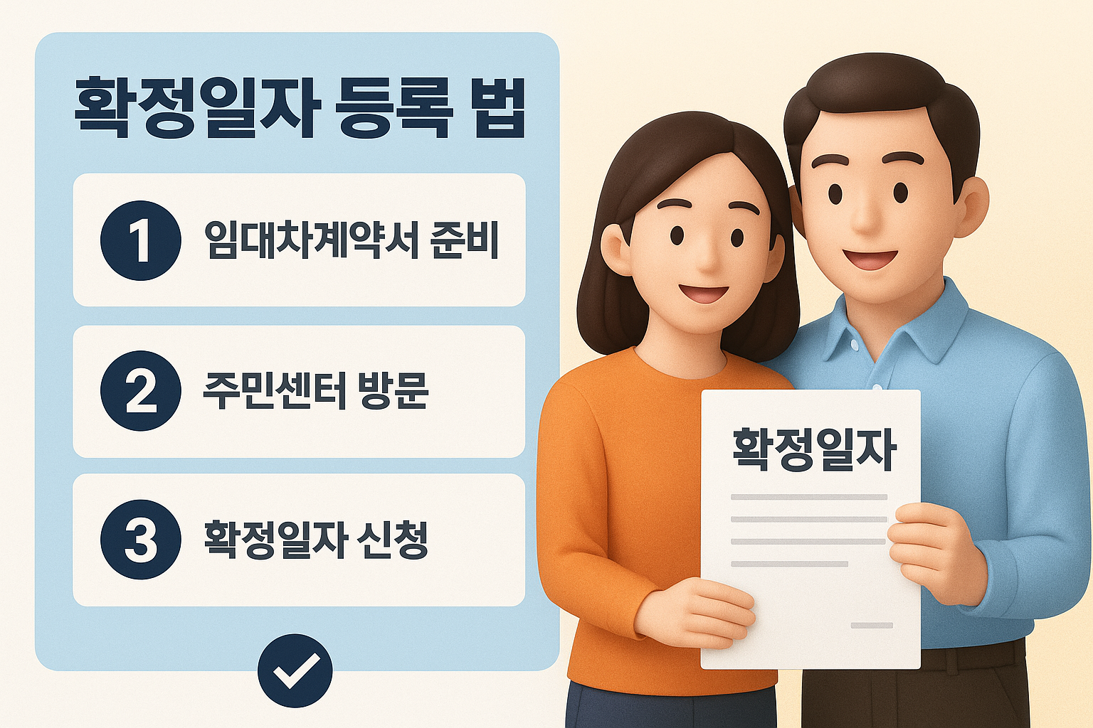 보증금 지킬 수 있는 확정일자