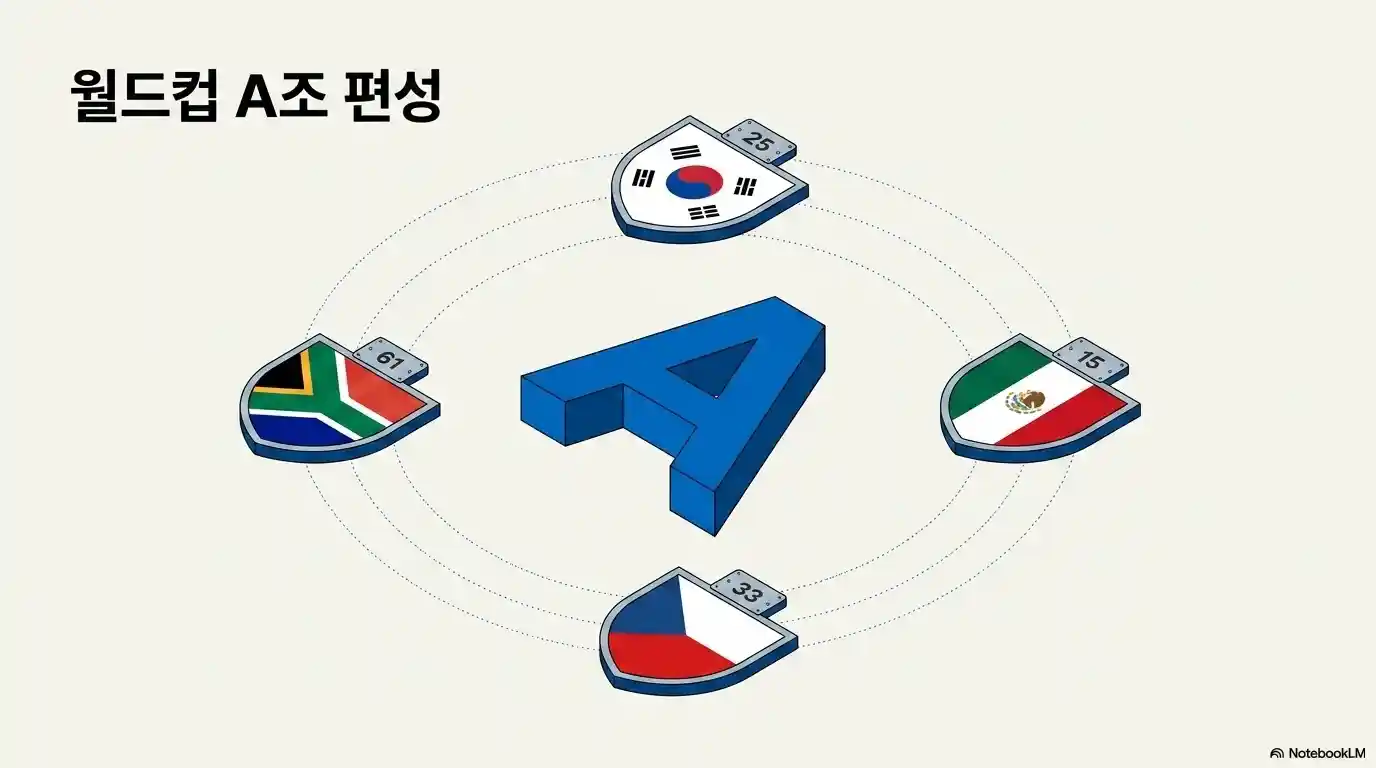 월드컵 A조 편성 결과