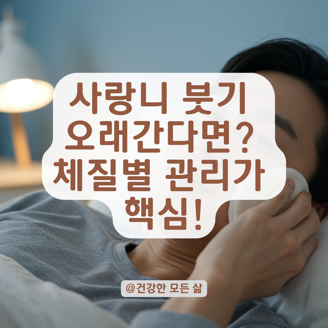 사랑니 발치 후 붓기 오래 간다면? 체질별 회복 반응 총정리.