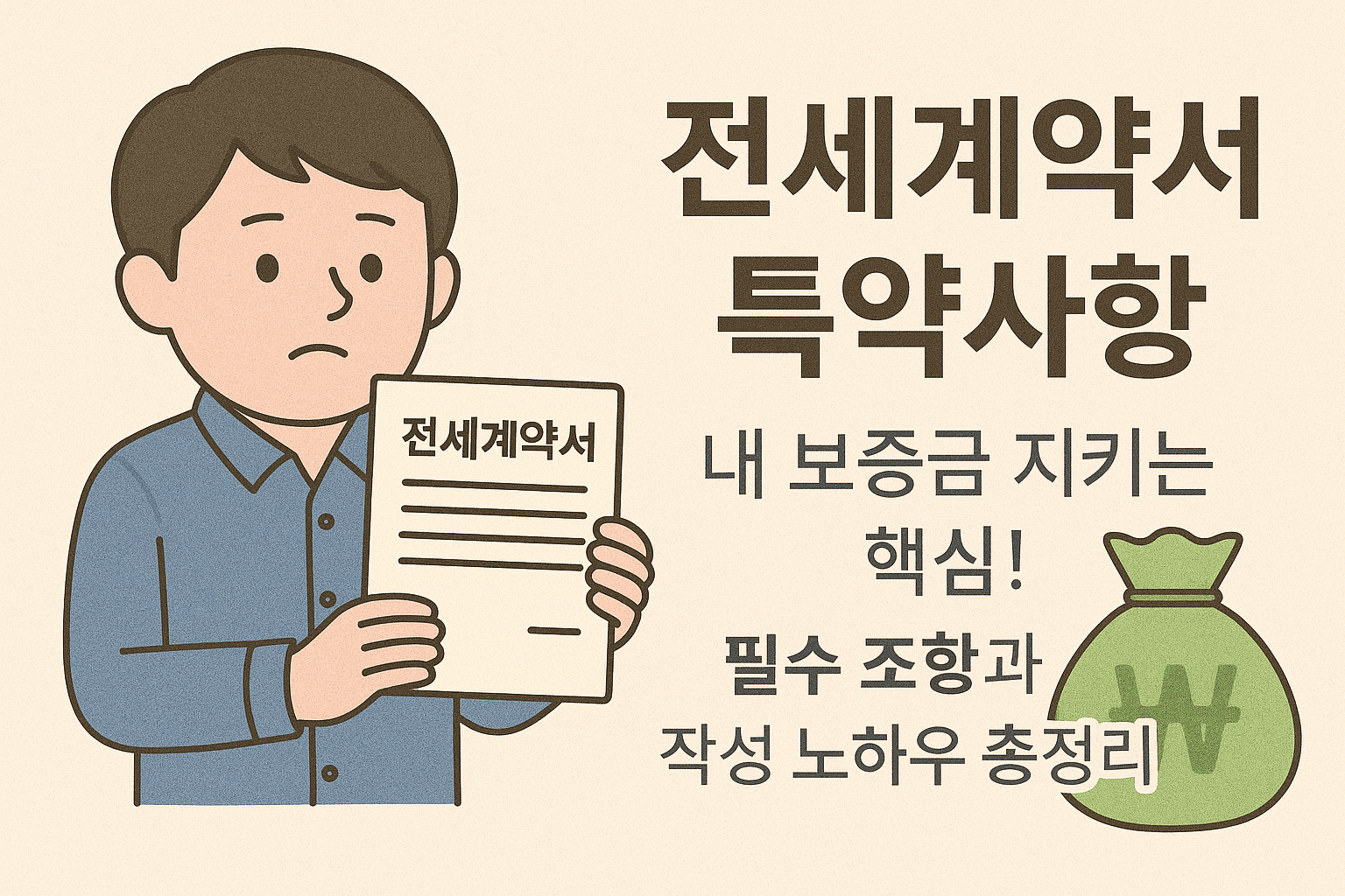 전세계약서 특약사항, 내 보증금 지키는 핵심! 필수 조항과 작성 노하우 총정리
