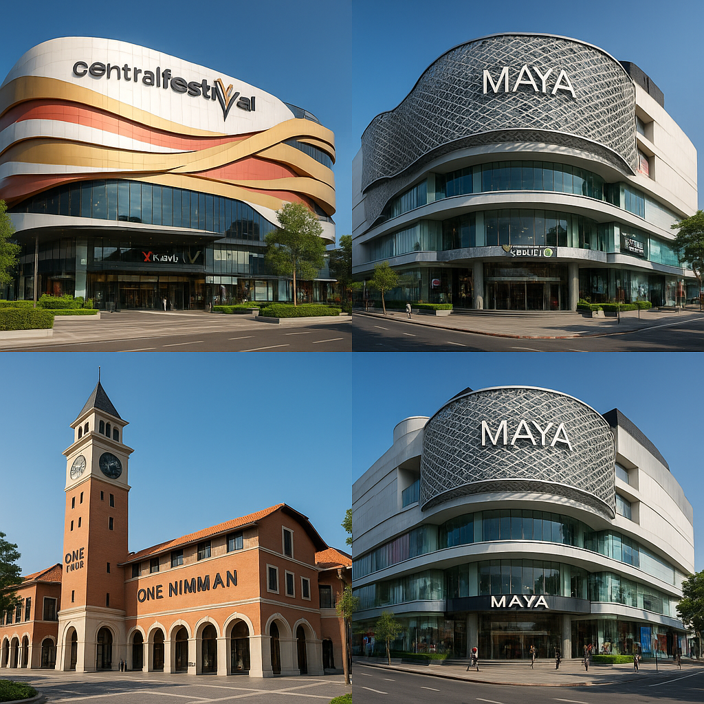 치앙마이 쇼핑몰 센트럴페스티벌, 마야몰, 원님만 이미지