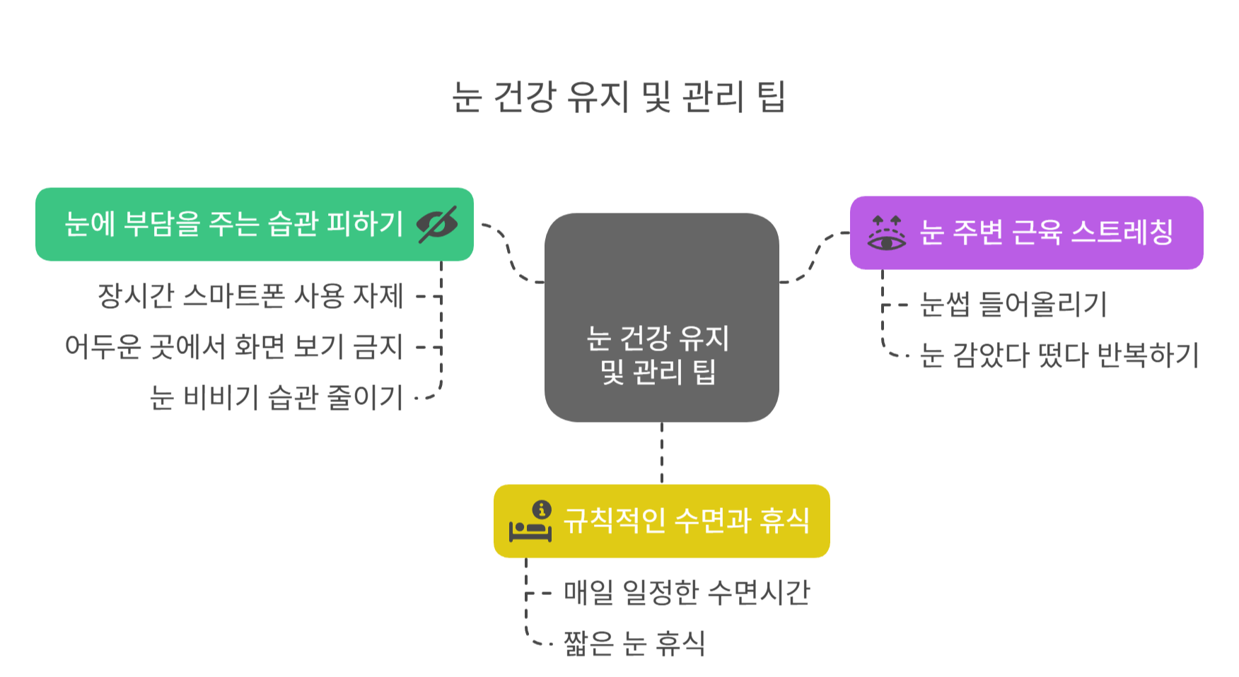 눈 건강 생활 습관과 관리 팁