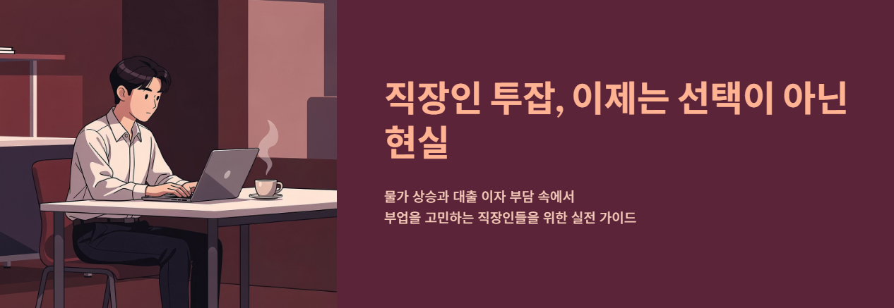 "직장인 투잡" 문구 이미지