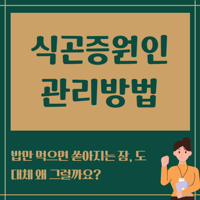 식곤증원인 관리방법