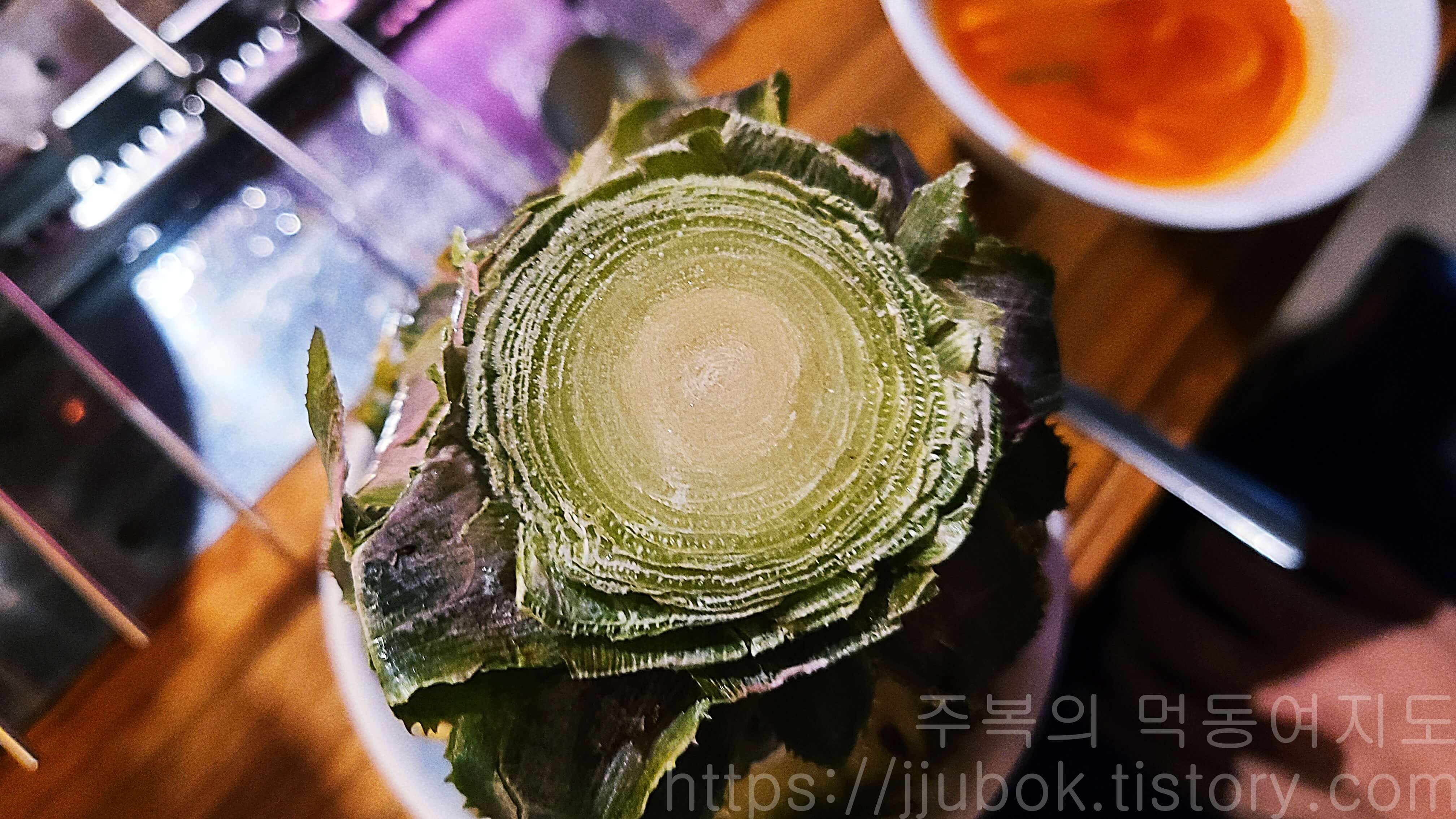 홍대-뜻밖에-양꼬치-파인애플-샤베트-뚜껑