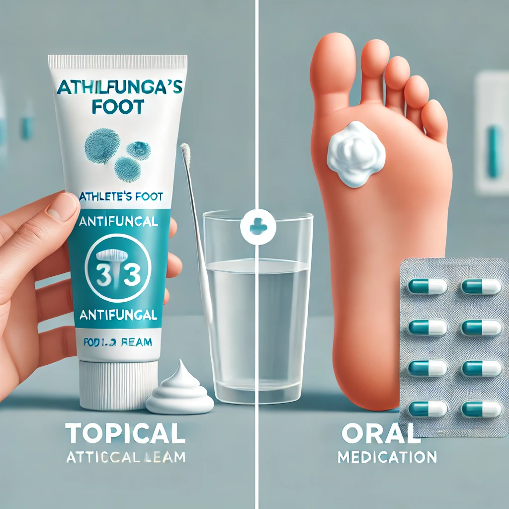 무좀 치료제 비교: 연고 vs 먹는 약, 어떤 게 더 효과적일까?