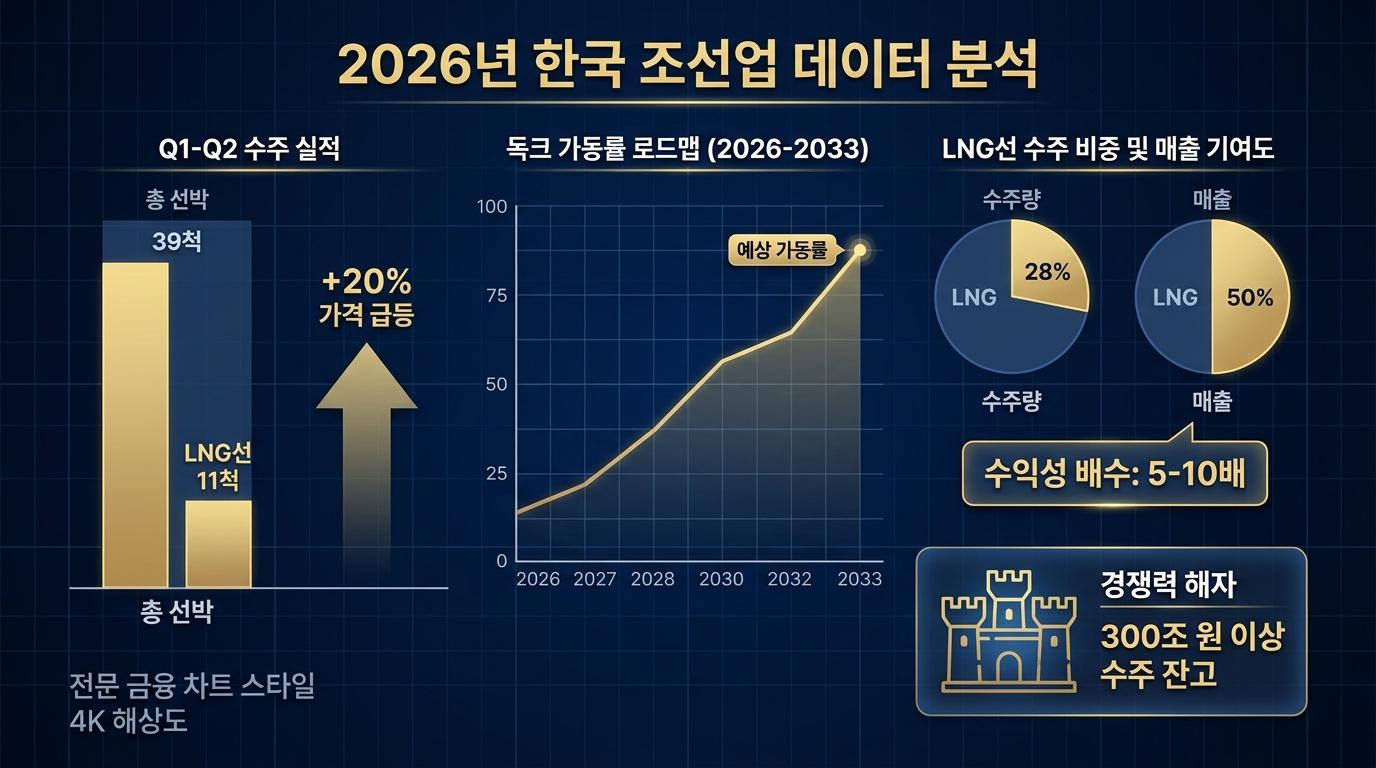 2026년 LNG 수주, 선가 상승, 고부가 주문, 조선 빅3