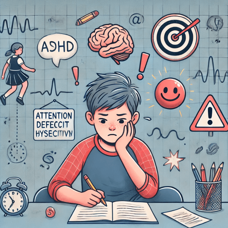 ADHD( 주의력결핍 과잉행동장애 ) 를 표현한 그림