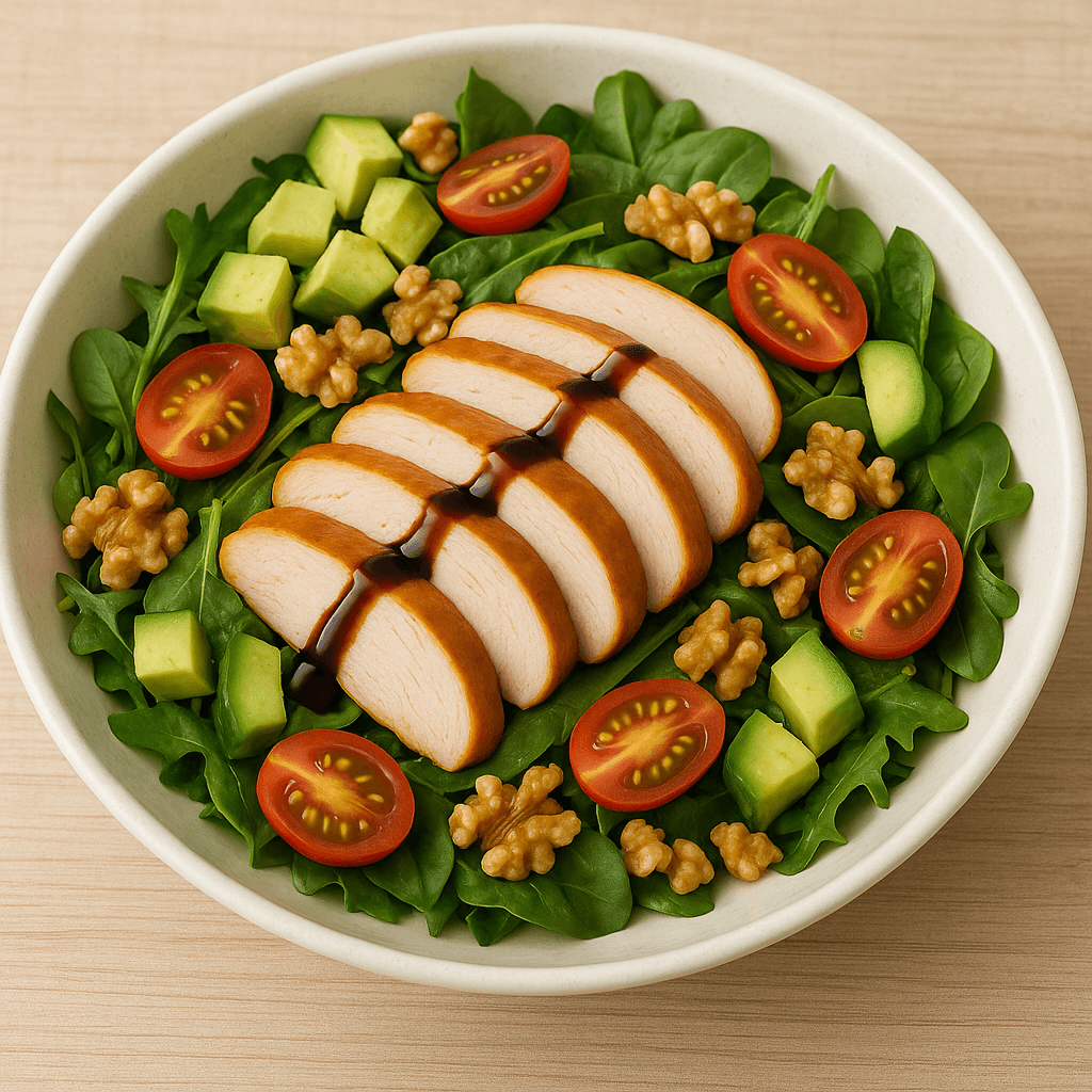 훈제 닭가슴살 샐러드-사진