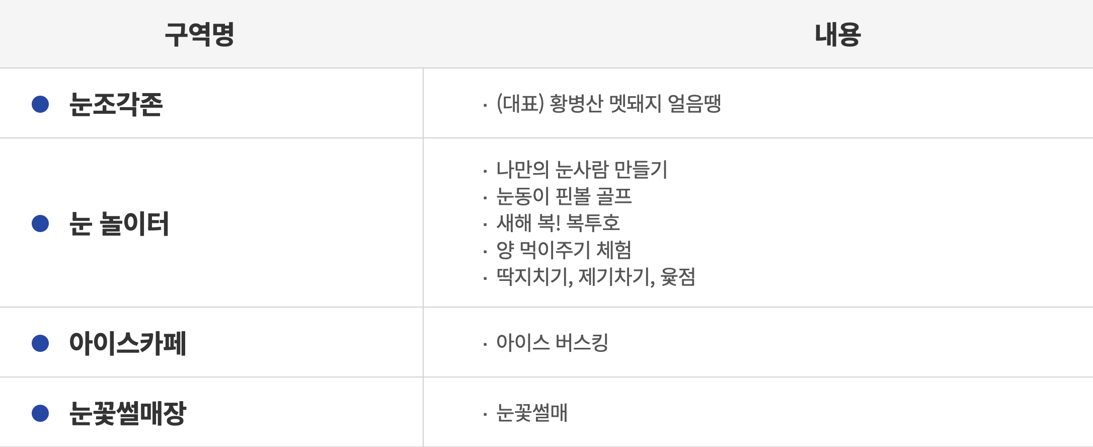프로그램 안내 